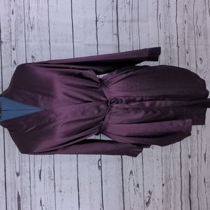 Vintage '90s Victoria's Secret Eggplant Purple One Size Fits Most Satin Robe